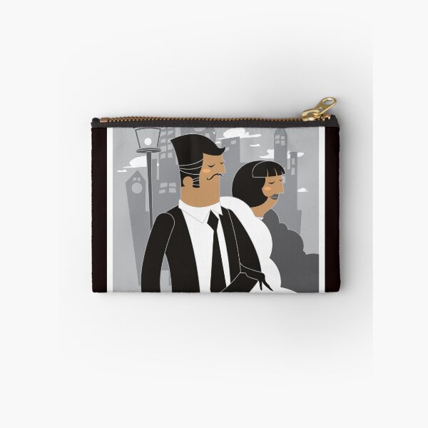 Item preview, Art Deco Poster Style Design Date Couple designed and sold by fredgarden8.