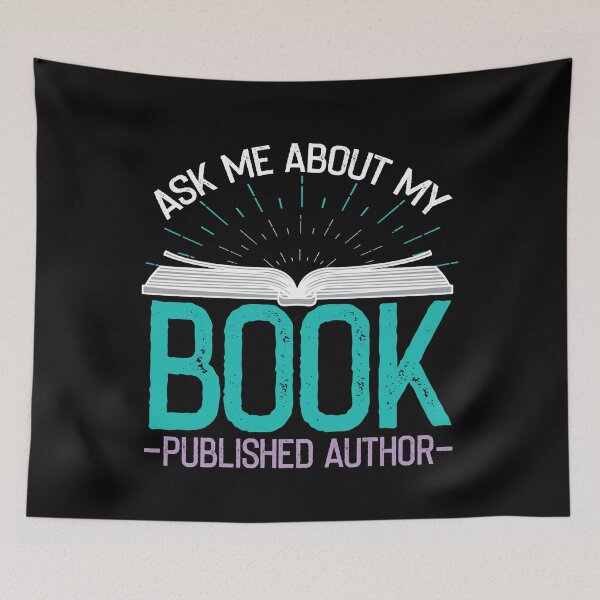 Item preview, Funny Book Author Pun designed and sold by Myshelter.