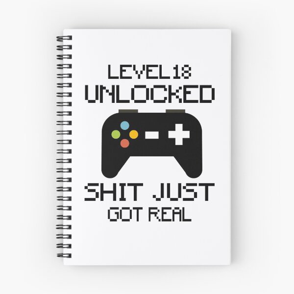 Item preview, 18th birthday Level unlocked Funny gift designed and sold by tee4shirt.