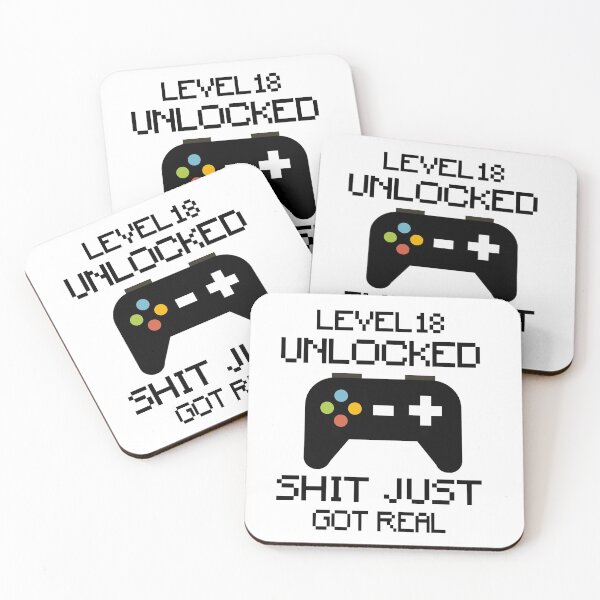 Item preview, 18th birthday Level unlocked Funny gift designed and sold by tee4shirt.