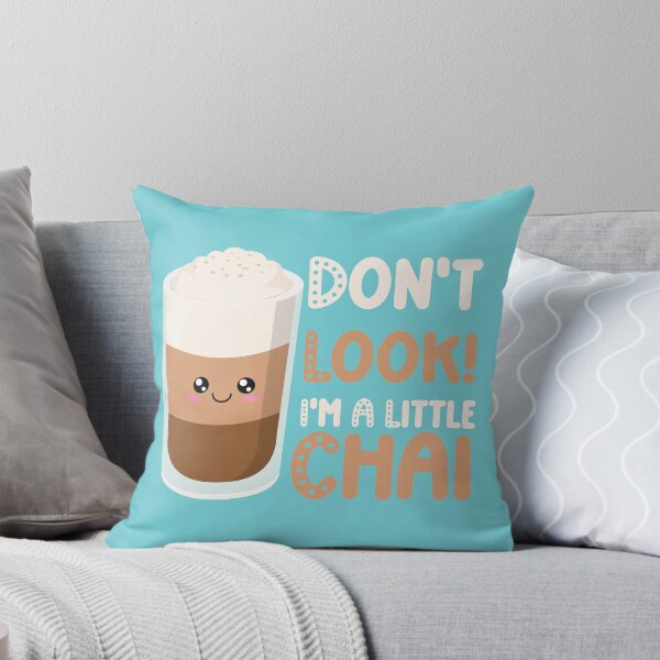 Item preview, Don’t look I’m a little chai, kawaii coffee designed and sold by 1DaisyChainLane.