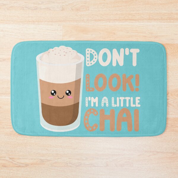 Item preview, Don’t look I’m a little chai, kawaii coffee designed and sold by 1DaisyChainLane.