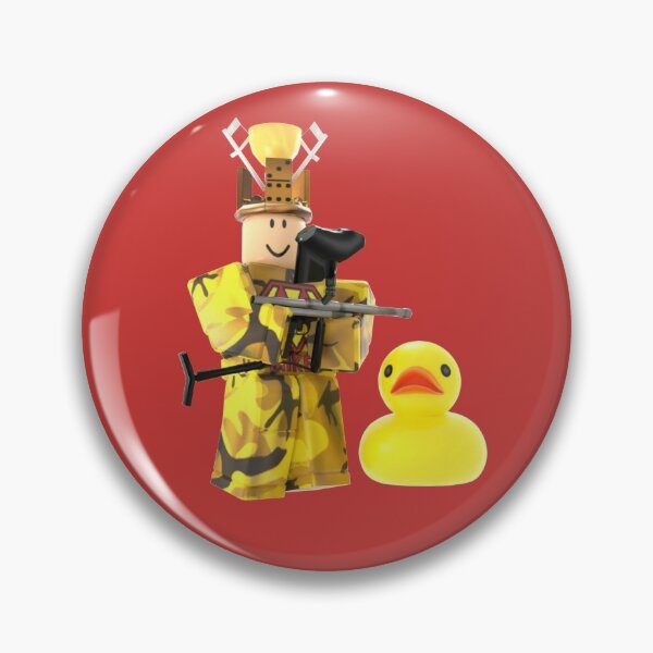Roblocks Pins And Buttons Redbubble - roblox team ducky
