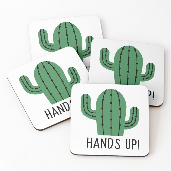 Item preview, hands up funny cactus designed and sold by foxcart.