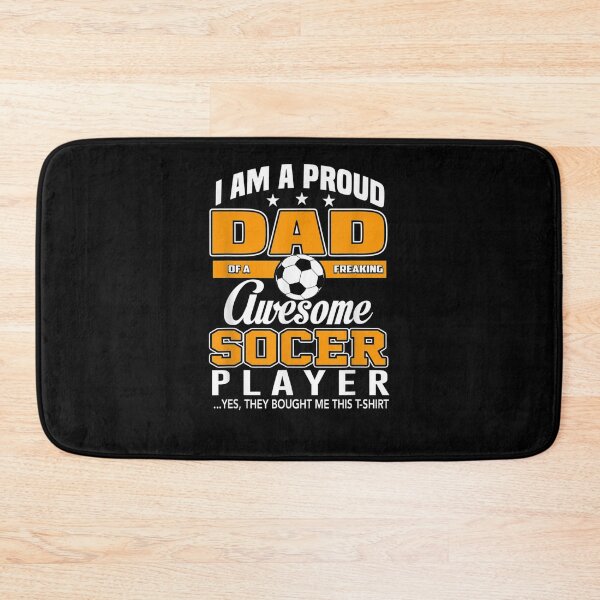 Item preview, Mens I Am Proud Dad Of A Freaking Awesome Soccer Player Fathers Gift  designed and sold by suzanso.