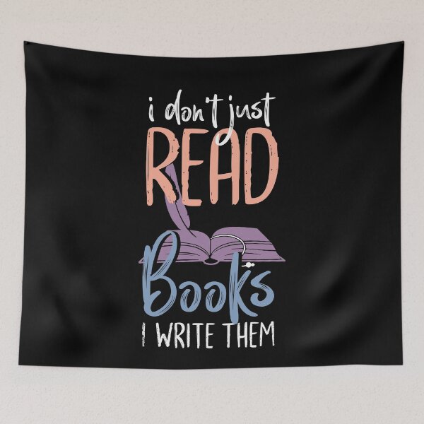 Item preview, Funny Book Author Pun designed and sold by Myshelter.