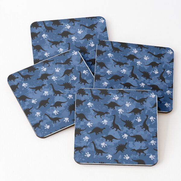 Item preview, Blue Dinosaur Seamless Pattern, Dinosaur Seamless Pattern Design designed and sold by graphic-genie.