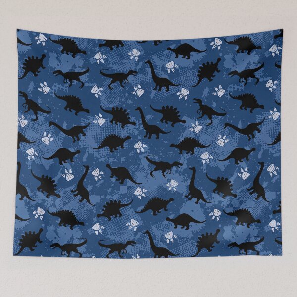 Item preview, Blue Dinosaur Seamless Pattern, Dinosaur Seamless Pattern Design designed and sold by graphic-genie.