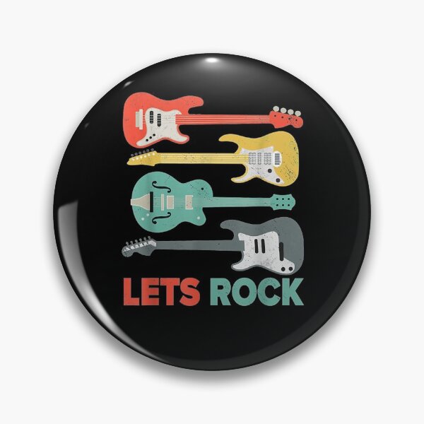 Item preview, Lets Rock I Rock N Roll Guitar Retro Musician Gift  designed and sold by suzanso.