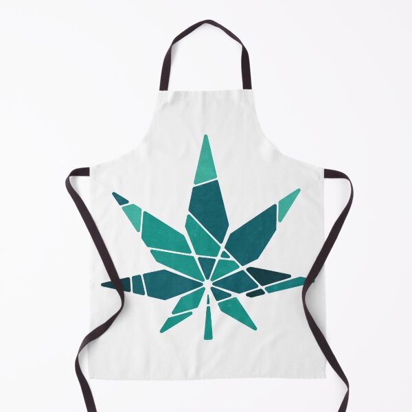 Item preview, Sliced Cannabis Leaf (Teal) designed and sold by John Uttley.