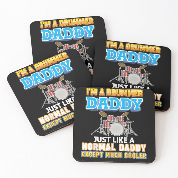 Item preview, I'm A Drummer Daddy Just Like Normal Except Much Cooler Gift  designed and sold by suzanso.