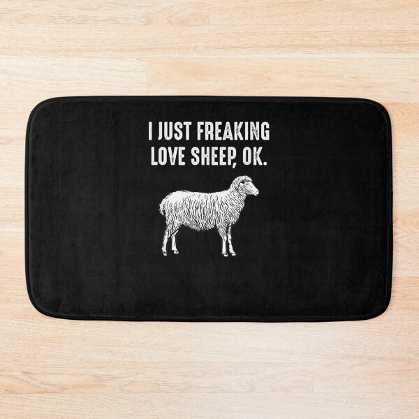 Item preview, I Just Freaking Love Sheep Ok Cute Animal Gift  designed and sold by suzanso.