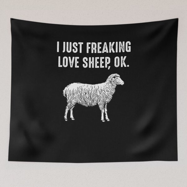 Item preview, I Just Freaking Love Sheep Ok Cute Animal Gift  designed and sold by suzanso.