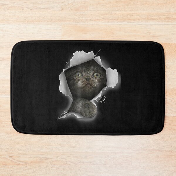 Item preview, Cat Gray Cat Cat Torn Kitten Gift  designed and sold by suzanso.