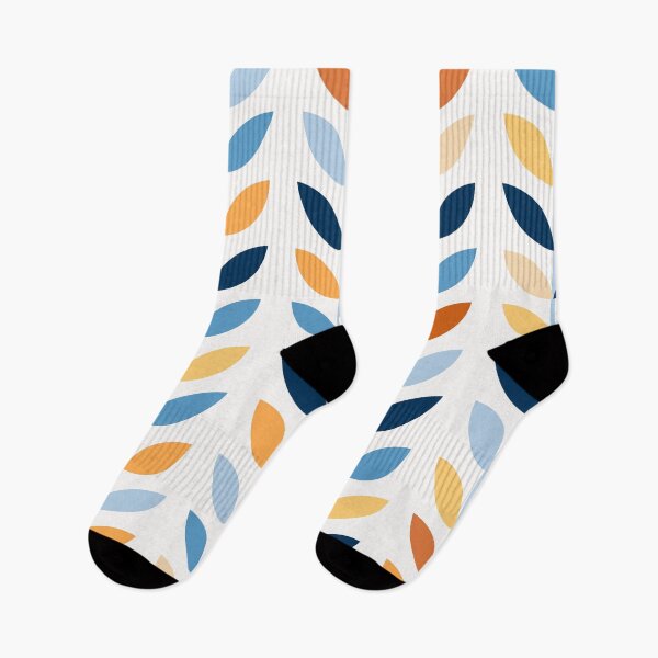 Aperçu de l'œuvre 6-501-1, Orange & Bleu, Formes aléatoires, créée et vendue par TanyDi.