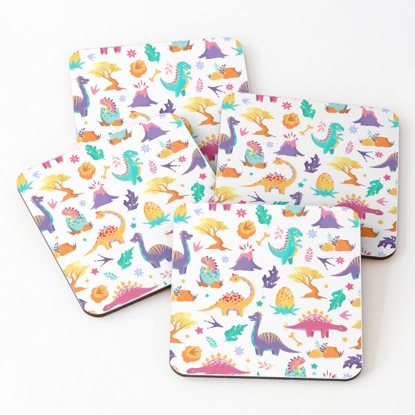 Item preview, Colorful Dinosaur Seamless Pattern, Dinosaur Seamless Pattern Design designed and sold by graphic-genie.