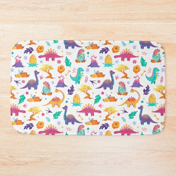 Item preview, Colorful Dinosaur Seamless Pattern, Dinosaur Seamless Pattern Design designed and sold by graphic-genie.