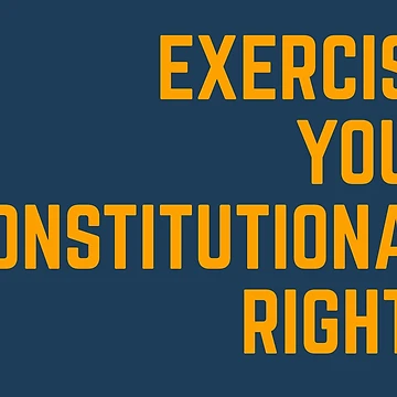Artwork thumbnail, Exercise Your Constitutional Rights by AwesomeProject