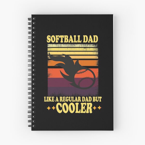 Item preview, Mens Softball Dad like a Regular Dad But Cooler- Softball Dad-Vintage Softball Svg-Cool Gift For Softball Dad Player designed and sold by Rassitni.
