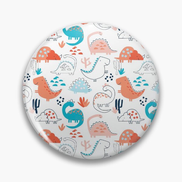 Item preview, Dinosaur Seamless Pattern, Dinosaur Seamless Pattern Design designed and sold by graphic-genie.
