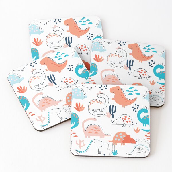Item preview, Dinosaur Seamless Pattern, Dinosaur Seamless Pattern Design designed and sold by graphic-genie.