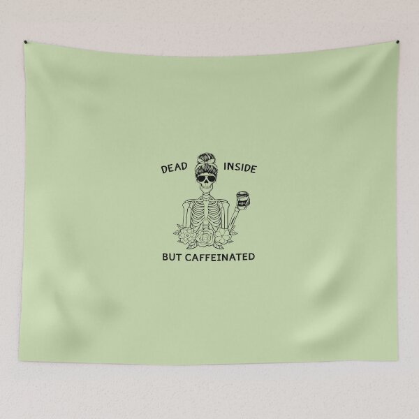 Item preview, Dead Inside But Caffeinated shirts designed and sold by chanat3659.