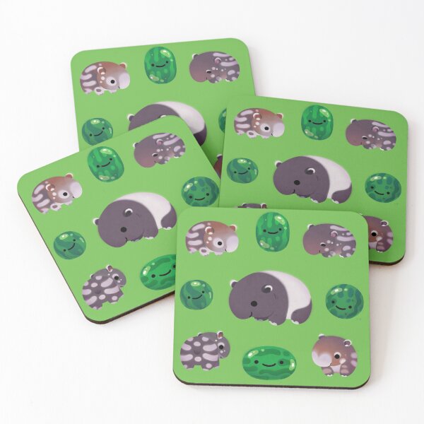Item preview, Tapir and baby watermelons designed and sold by pikaole.