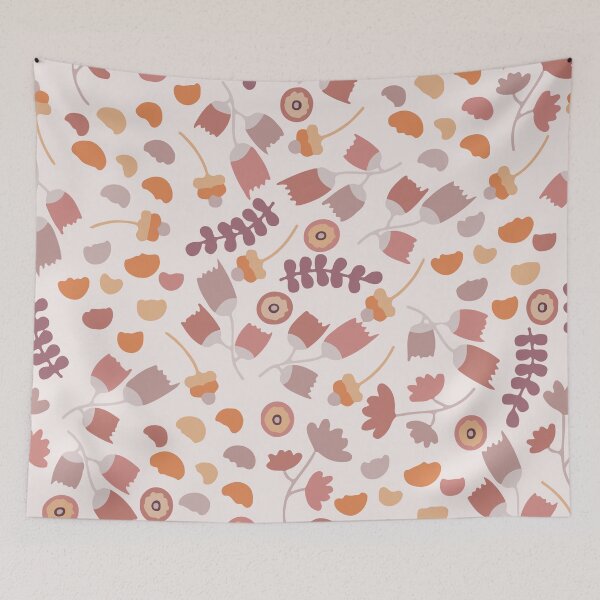 Item preview, mid century modern floral pattern designed and sold by baheeya.