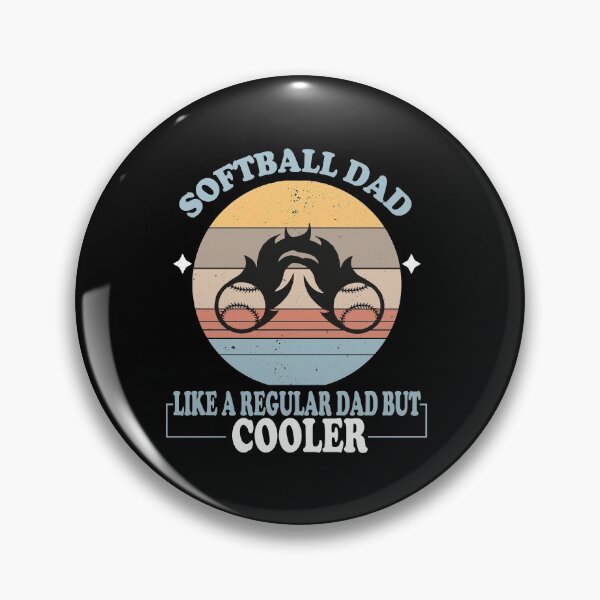 Item preview, Mens Softball Dad like a Regular Dad But Cooler- Softball Dad, Softball Svg Cool Gift For Softball Dad Player designed and sold by Rassitni.