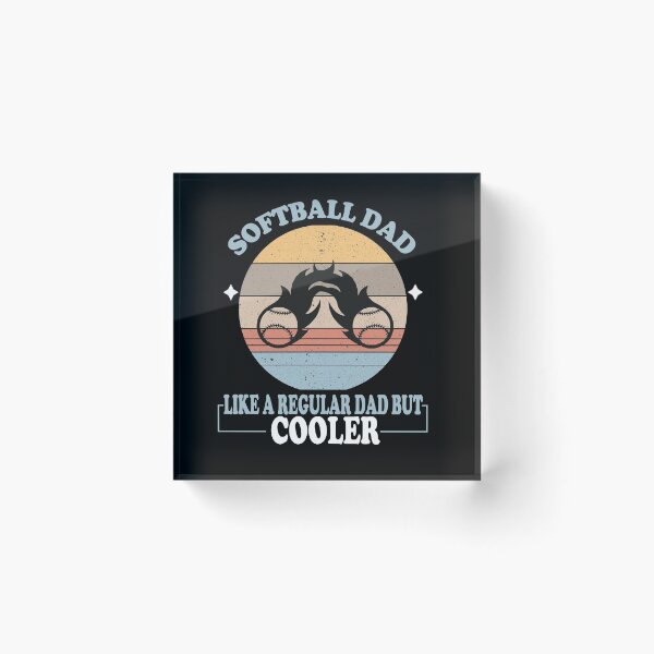 Item preview, Mens Softball Dad like a Regular Dad But Cooler- Softball Dad, Softball Svg Cool Gift For Softball Dad Player designed and sold by Rassitni.