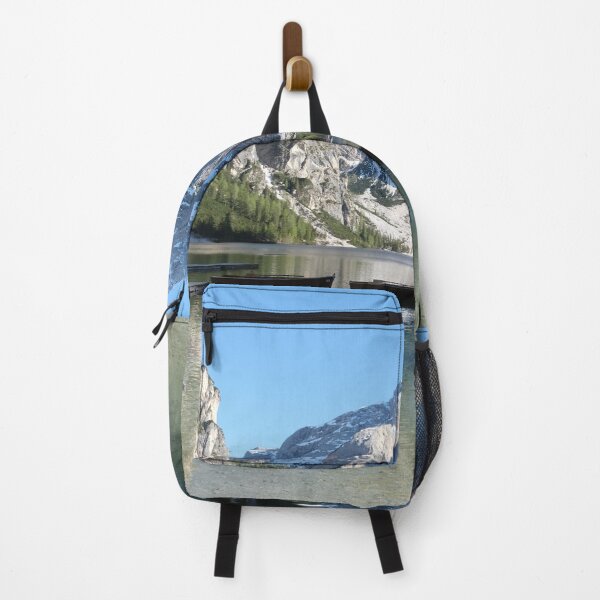 Item preview, The fabulous alpine lake of Braies in the Dolomites (Bolzano). Lovely place in the Italian Alps. Boats on the water. Reflections in the water. Sunny spring day. Trentino Alto Adige designed and sold by Maurizio Fabbroni.