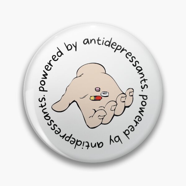 Item preview, Powered By Antidepressants designed and sold by PeculiarPerson.