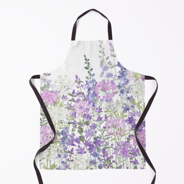 Flower Garden - Allium Eros, Larkspur, Ammi, Cluster Lilies, Catmint Apron