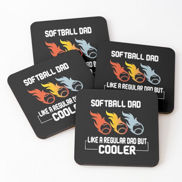 Item preview, Mens Softball Dad like a Regular Dad But Cooler- Softball Dad, Softball Svg Cool Gift For Softball Dad Player designed and sold by Rassitni.