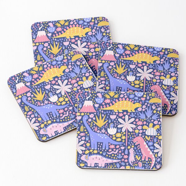 Item preview, Colorful Dinosaur Seamless Pattern, Dinosaur Seamless Pattern Design designed and sold by graphic-genie.