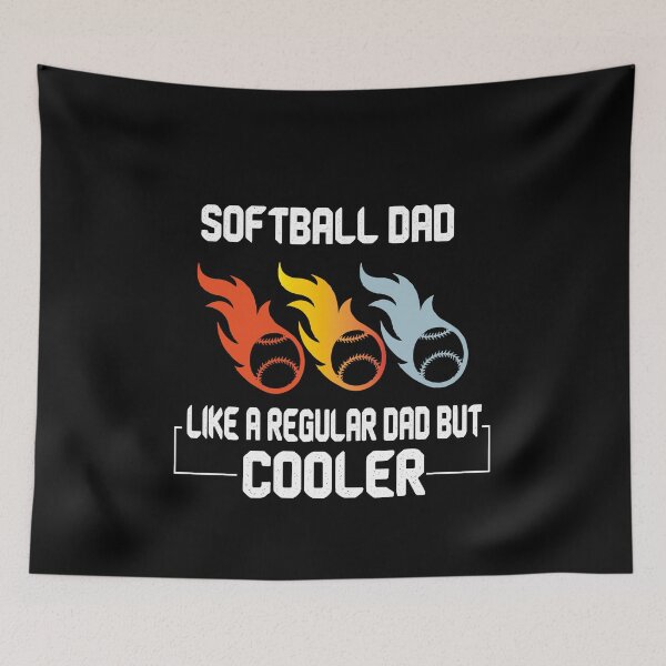 Item preview, Mens Softball Dad like a Regular Dad But Cooler- Softball Dad, Softball Svg Cool Gift For Softball Dad Player designed and sold by Rassitni.
