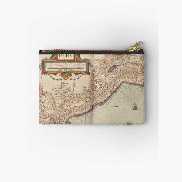 Item preview, Vintage Map of Peru (1638) designed and sold by BravuraMedia.