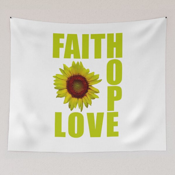 Item preview, Faith Hope Love Sunflower designed and sold by Brad Chambers.