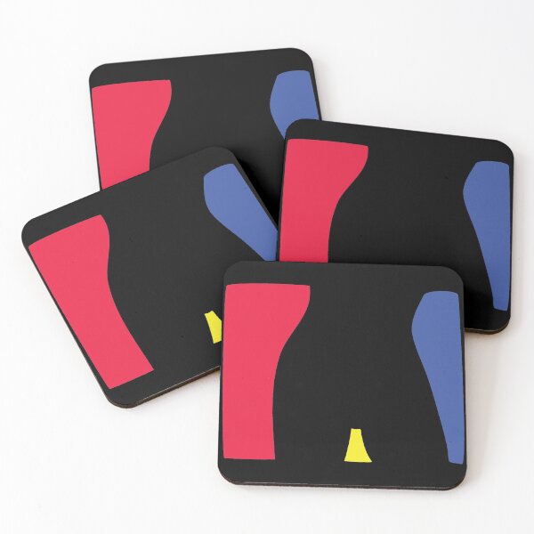 Item preview, Abstract silhouette, negative space, primary colors #2 designed and sold by Ricogfx.