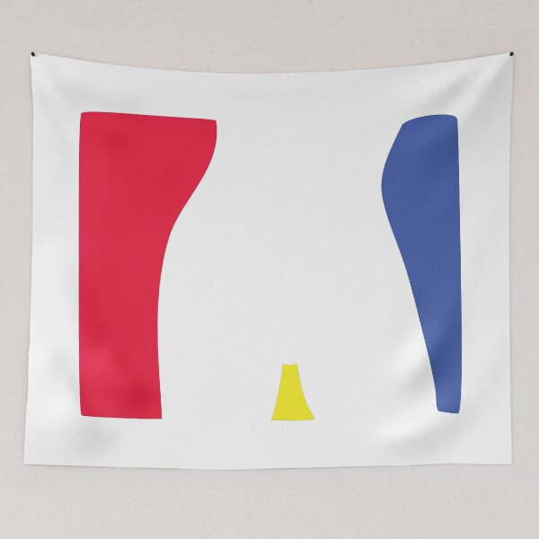 Item preview, Abstract silhouette, negative space, primary colors #2 designed and sold by Ricogfx.