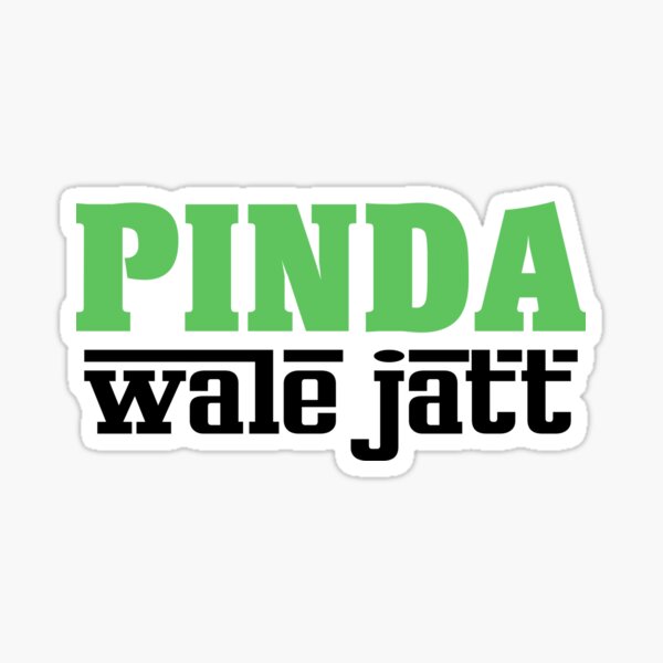 PINDA WALE JATT Sticker