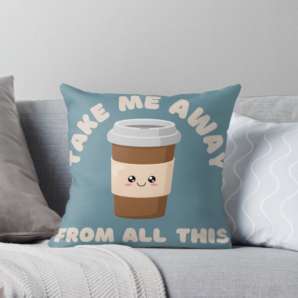 Item preview, Take me away from all this, kawaii coffee designed and sold by 1DaisyChainLane.