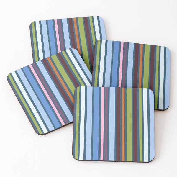 Item preview, Coneflower Wide Stripe designed and sold by FrancesPoff.