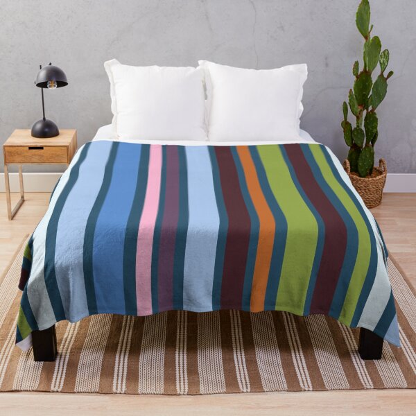 Item preview, Coneflower Wide Stripe designed and sold by FrancesPoff.