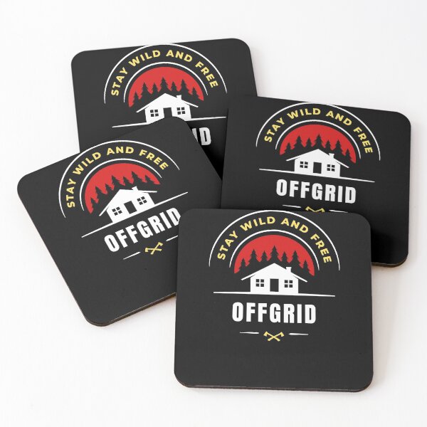 Item preview, Offgrid living stay wild and free designed and sold by Heritees.