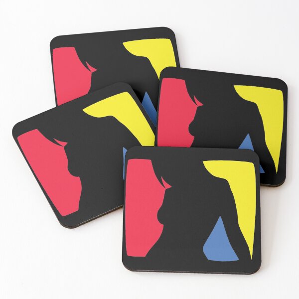 Item preview, Abstract silhouette, negative space, primary colors #3 designed and sold by Ricogfx.