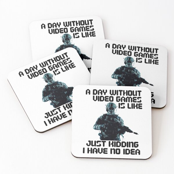 Item preview, ZERO GAMES, WITHOUT GAMES, NO KIDDING, GAMES MAKE A DAY, GAMING MEME, designed and sold by R B Chrystal.