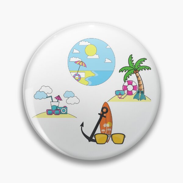Item preview, Summer Beach Days Pack - cute designed and sold by Amalzaki.