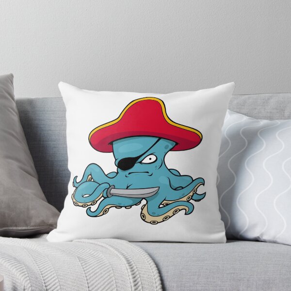 Item preview, Pirate funny octopus  designed and sold by Heritees.