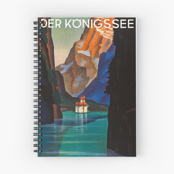 Item preview, Der Königssee - German Travel Poster designed and sold by redoARTstore.